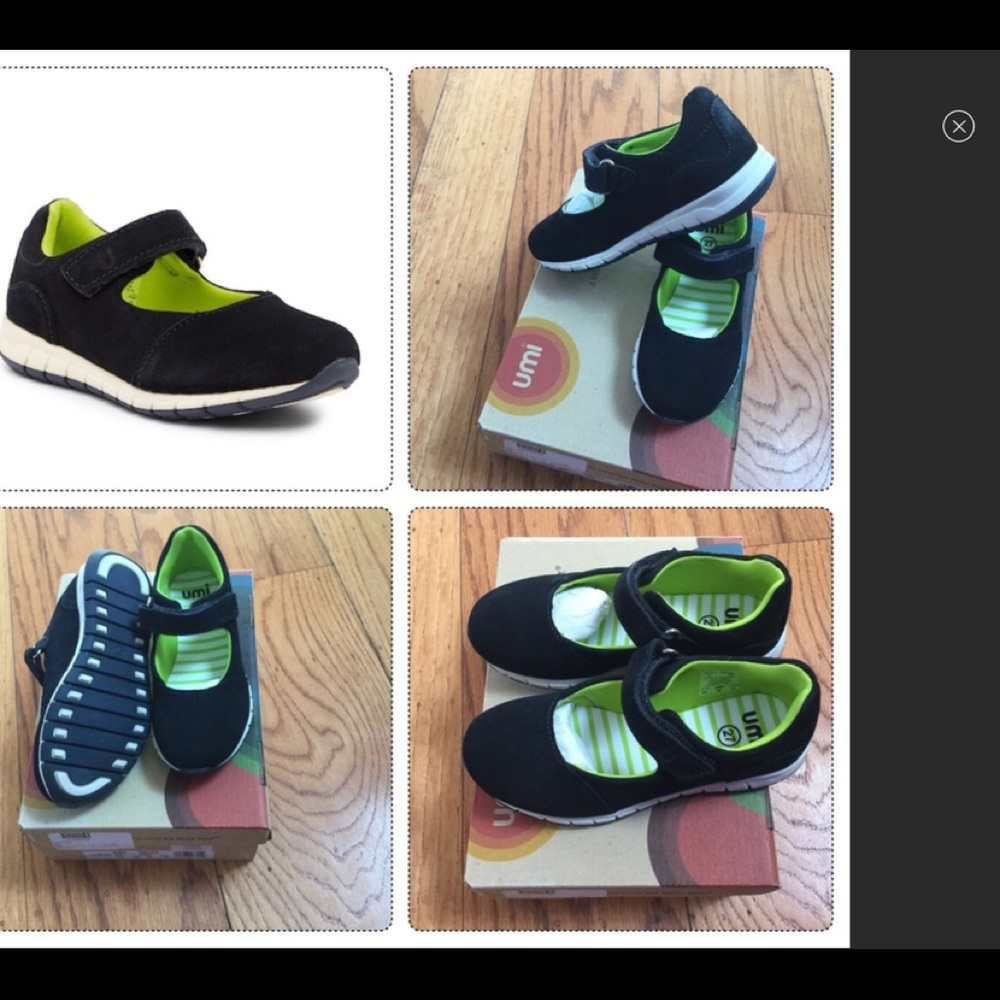 New Umi girls Sneaker leather school shoes